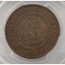 AUSTRALIA 1925 . ONE 1 PENNY . PCGS XF40
